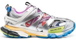 Alternative view of Track metallic panelled sneakers