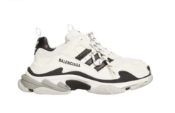 Alternative view of Triple S White Black