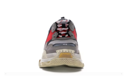Alternative view of Triple S Grey Red Blue