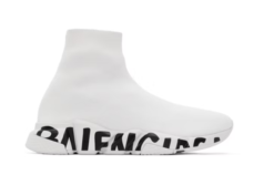 Alternative view of Speed Graffiti Trainers White Black