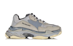 Alternative view of Triple S Split Black Grey
