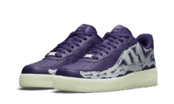 Alternative view of Purple Skeleton Halloween