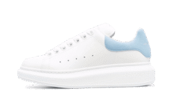 Oversized White Powder Blue
